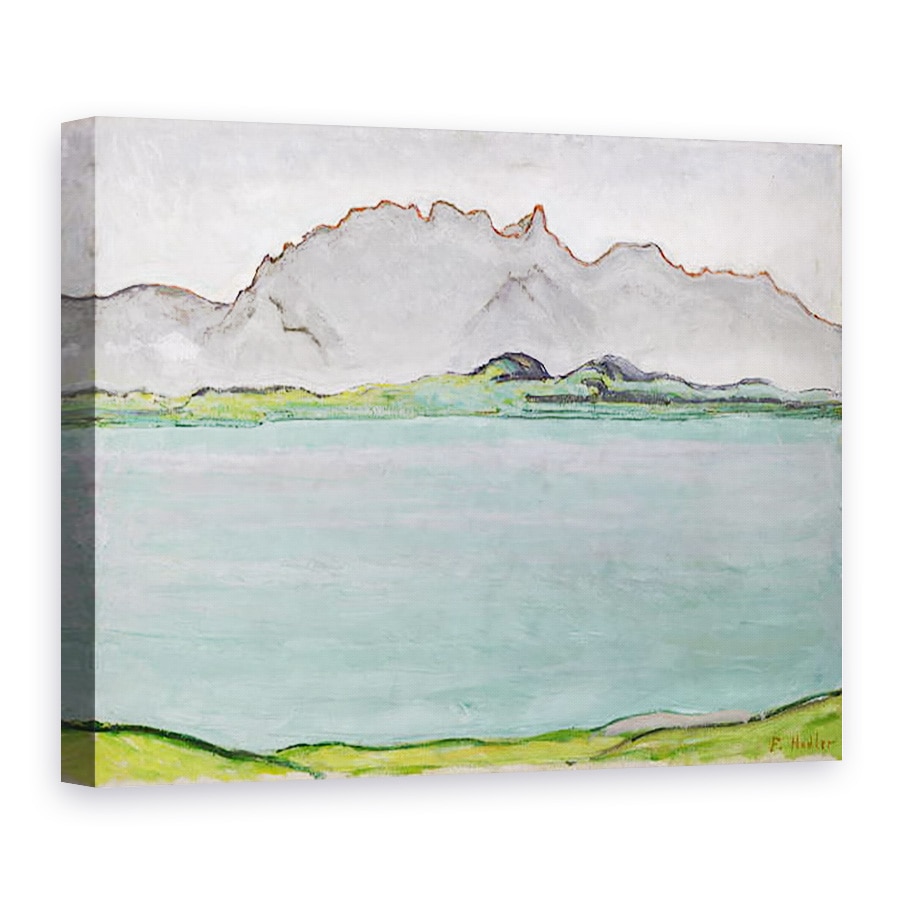 Tablou canvas - Ferdinand Hodler - Muntii Stockhorn si Lacul Thun, 75 x 100 cm
