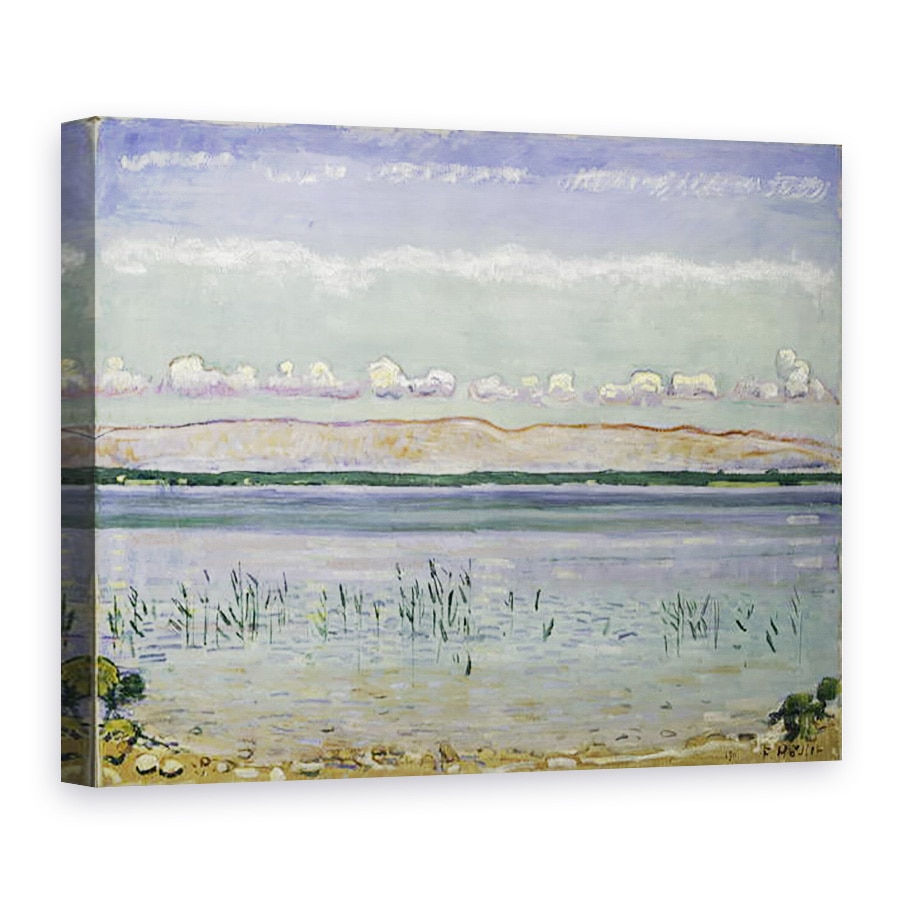 Tablou canvas - Ferdinand Hodler - Lacul Geneva cu Jura Hills, 75 x 100 cm