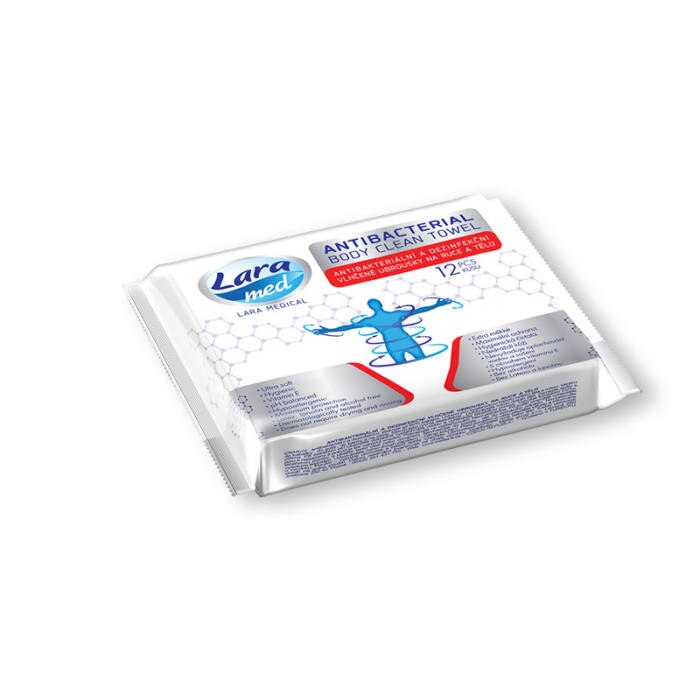 Servetele umede antibacteriene LARA Med 12 buc