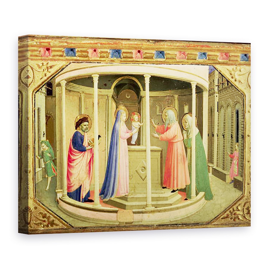 Tablou canvas - Fra Angelico - Prezentarea in templu, 60 x 80 cm