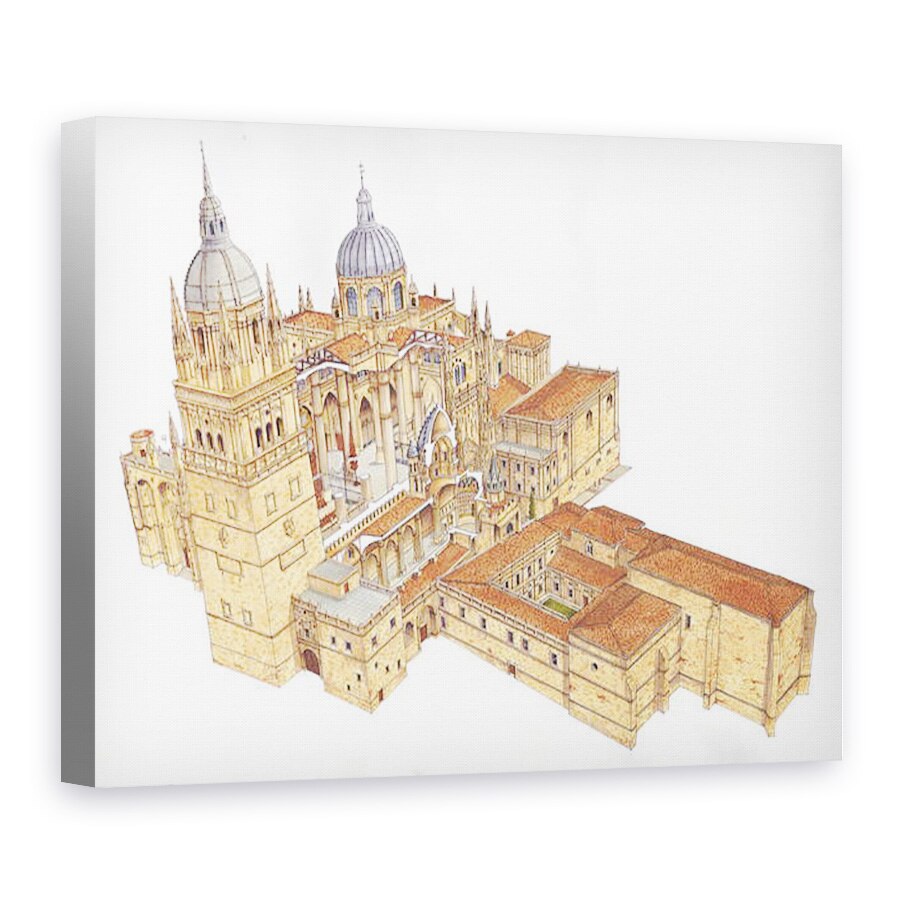 Tablou canvas - Fernando Aznar Cenamor - Catedrala Salamanca. Spania, 50 x 70 cm