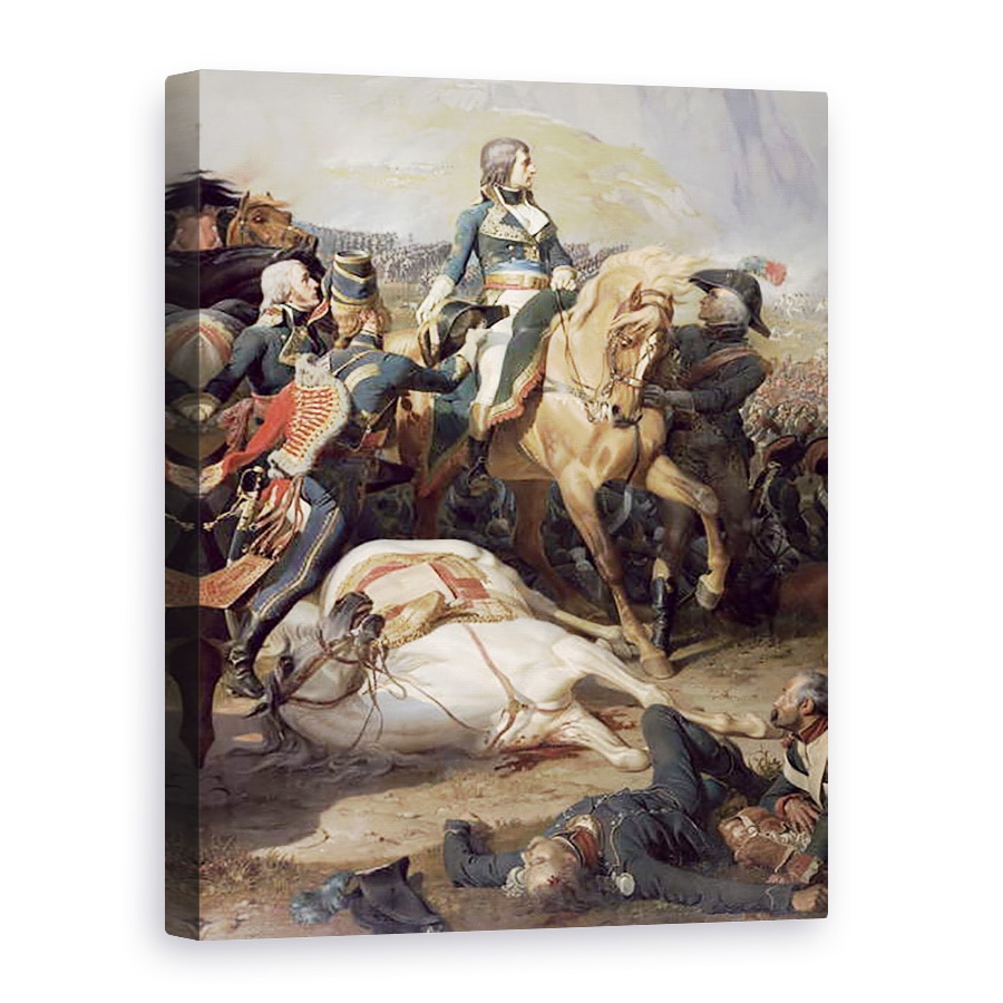 Tablou canvas - Felix Philippoteaux - Batalia de la Rivoli, 50 x 70 cm