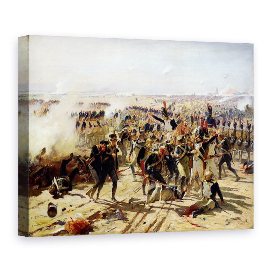 Tablou canvas - Fernand Cormon - Batalia de la Esling, 75 x 100 cm