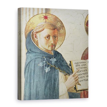 Tablou canvas - Fra Angelico - Madonna delle Ombre, detaliu al St. Dominic, 50 x 70 cm Tablou canvas - Fra Angelico - Madonna delle Ombre, detaliu al St. Dominic, 50 x 70 cm