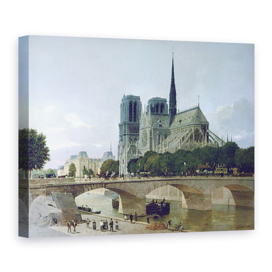 Tablou canvas - Felix Benoist - Notre Dame, Paris, 75 x 100 cm