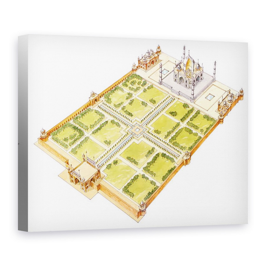 Tablou canvas - Fernando Aznar Cenamor - Taj Mahal. Adra, 75 x 100 cm