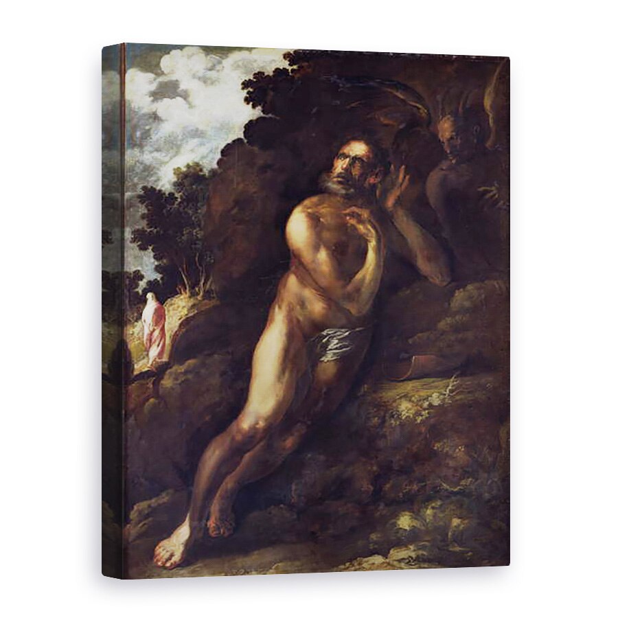 Tablou canvas - Francisco Herrera - Iov ispitit de Diavol, 60 x 80 cm