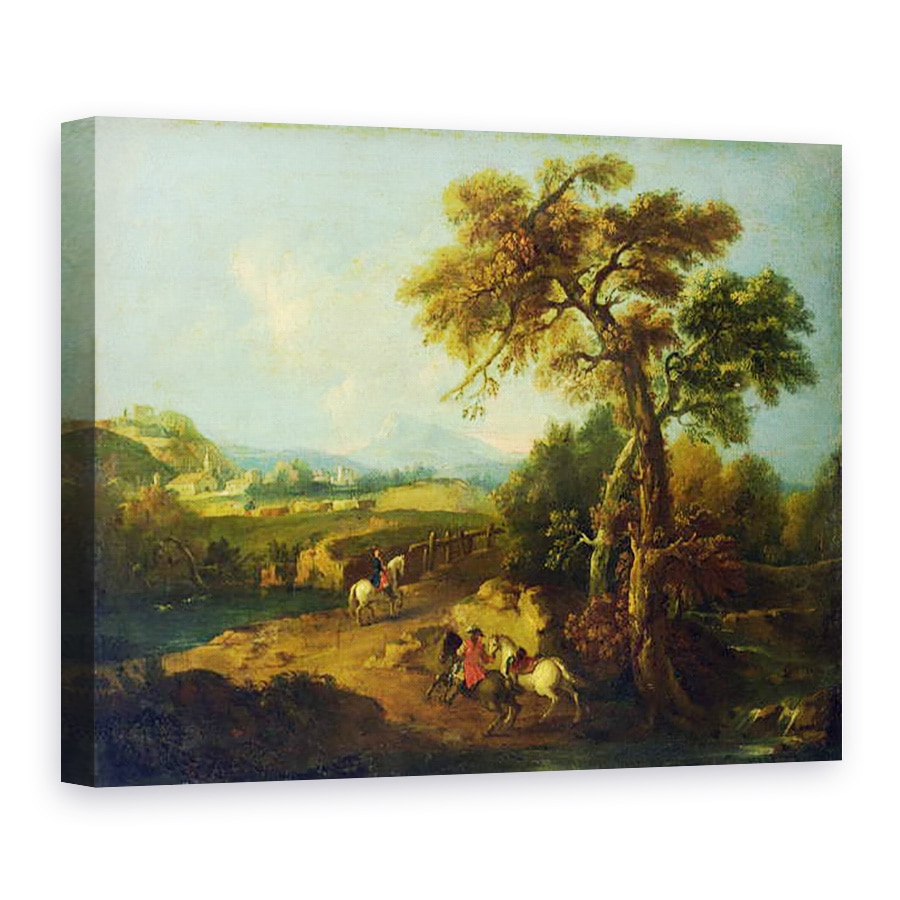 Tablou canvas - Francesco Zuccarelli - peisaj, 60 x 80 cm