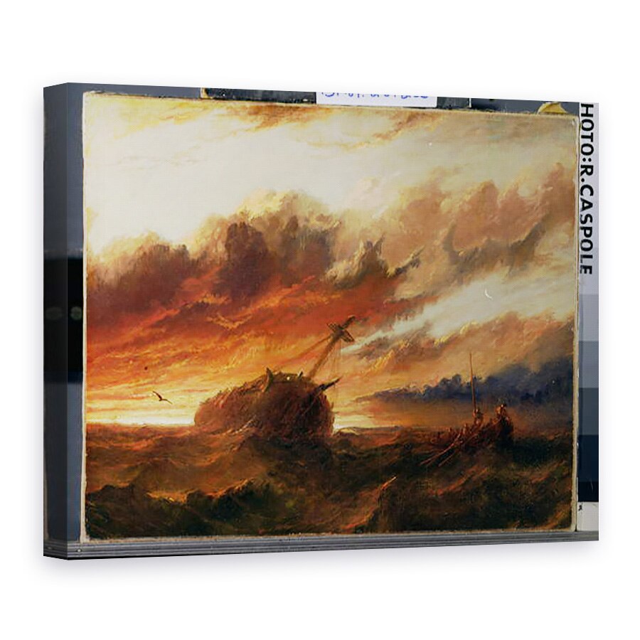 Tablou canvas - Francis Danby - Epava, 50 x 70 cm