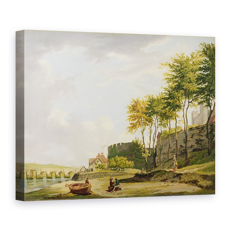 Tablou canvas - Francis Wheatley - Medway la Rochester, 75 x 100 cm