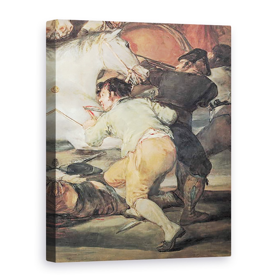Tablou canvas - Francisco Jose de Goya y Lucientes - A doua mai, 1808. Revolta impotriva mercenarilor Mameluke, 75 x 100 cm