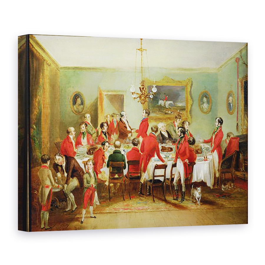 Tablou canvas - Francis Calcraft Turner - Micul dejun Hunt, Sala Burlacilor, 75 x 100 cm