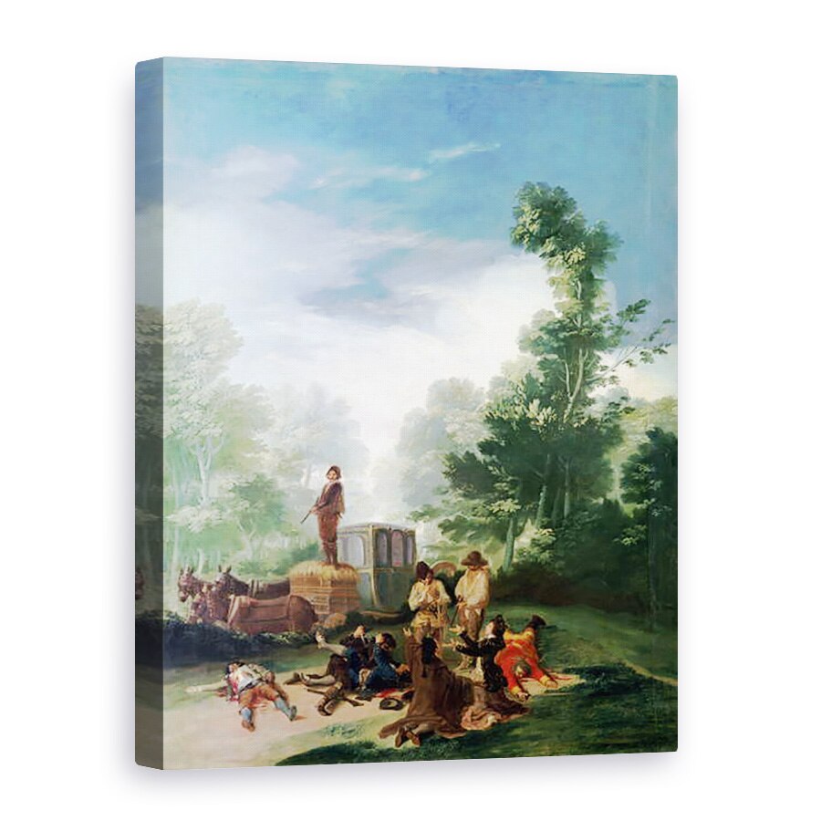 Tablou canvas - Francisco Jose de Goya y Lucientes - Atac asupra unui antrenor, 75 x 100 cm