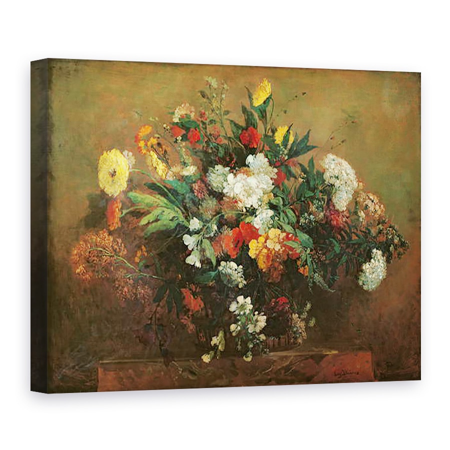 Tablou canvas - Ferdinand Victor Eugene Delacroix - Flori, 75 x 100 cm