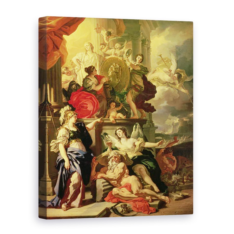 Tablou canvas - Francesco Solimena - Alegorie a unei domnii, 60 x 80 cm