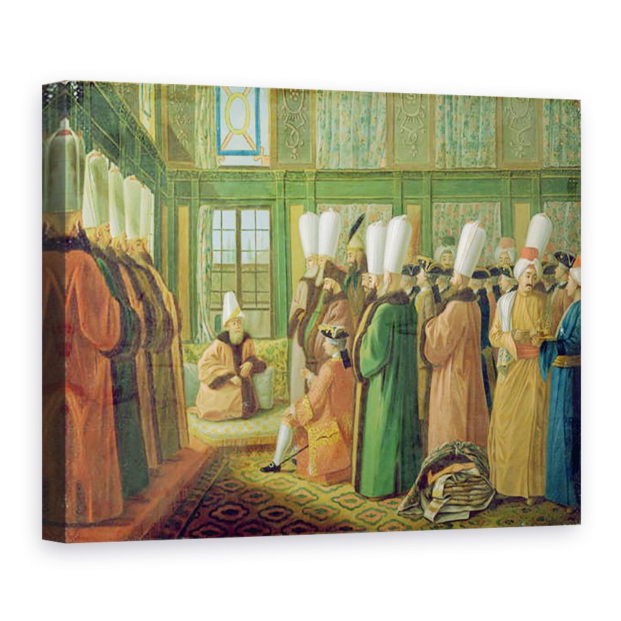 Tablou canvas - Francis Smith - Marele Vizir acorda audienta ambasadorului englez, 50 x 70 cm