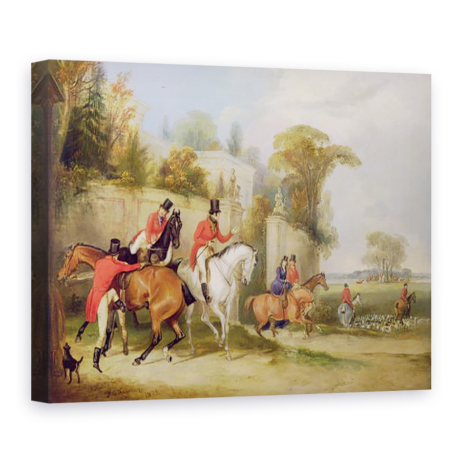 Tablou canvas - Francis Calcraft Turner - Sala Burlacilor, intalnirea, 75 x 100 cm