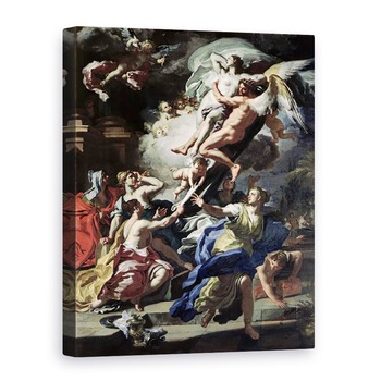 Tablou canvas - Francesco Solimena - Boreas rapit Oreithyia, fiica lui Erechtheus, 60 x 80 cm Tablou canvas - Francesco Solimena - Boreas rapit Oreithyia, fiica lui Erechtheus, 60 x 80 cm