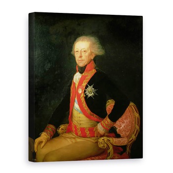 Tablou canvas - Francisco Jose de Goya y Lucientes - Generalul Antonio Ricardos 1727-94 c.1793-94, 75 x 100 cm Tablou canvas - Francisco Jose de Goya y Lucientes - Generalul Antonio Ricardos 1727-94 c.1793-94, 75 x 100 cm