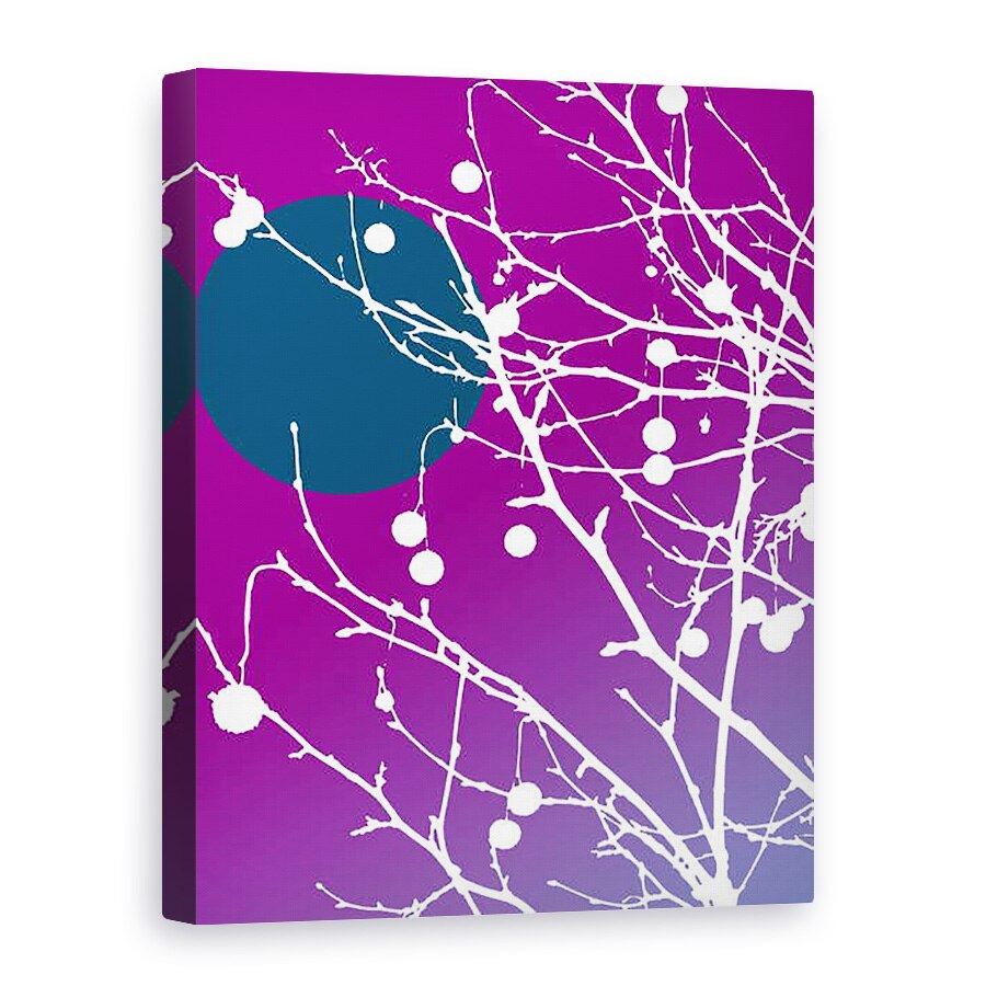 Tablou canvas - Francois Domain - Iarna se apropie, 2016, 60 x 80 cm