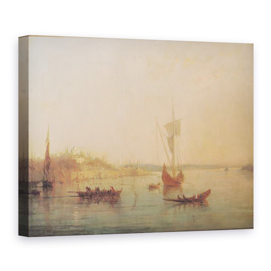 Tablou canvas - Francois Barry - Gura Bosforului la Constantinopol, 75 x 100 cm