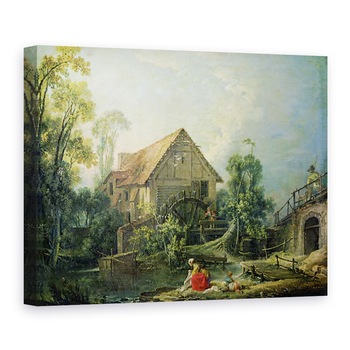 Tablou canvas - Francois Boucher - Moara, 60 x 80 cm Tablou canvas - Francois Boucher - Moara, 60 x 80 cm