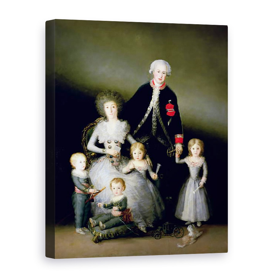 Tablou canvas - Francisco Jose de Goya y Lucientes - Ducele de Osuna si familia sa, 60 x 80 cm