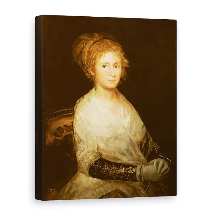 Tablou canvas - Francisco Jose de Goya y Lucientes - Portret considerat a fi Josepha Bayeu d.1812 sotia lui Goya, 60 x 80 cm