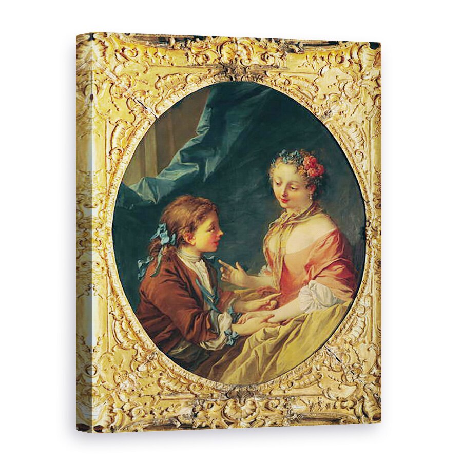 Tablou canvas - Francois Boucher - Mama si Copil, 60 x 80 cm