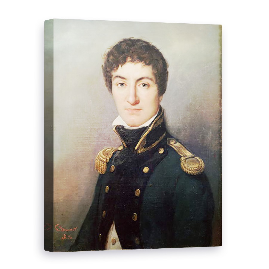 Tablou canvas - Francois Bouchot - Portret De Lazare Nicolas Marguerite Carnot 1753-1823 in 1792, 60 x 80 cm