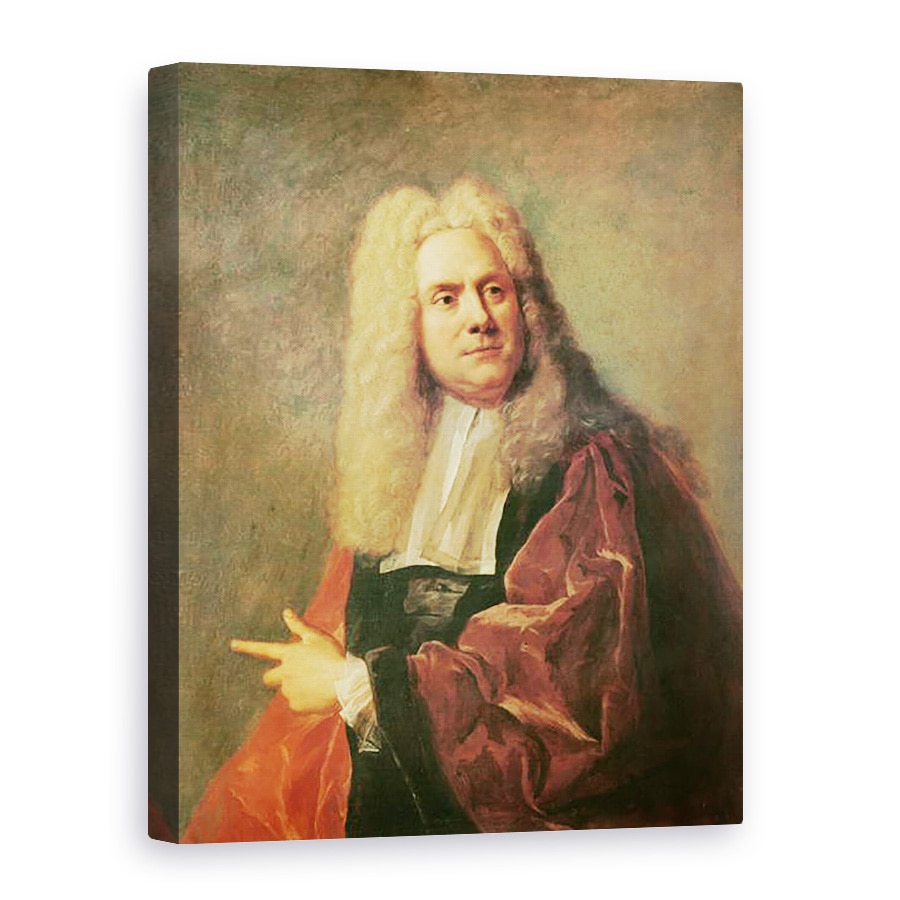 Tablou canvas - Francois de Troy - Portretul unui Alderman, 75 x 100 cm