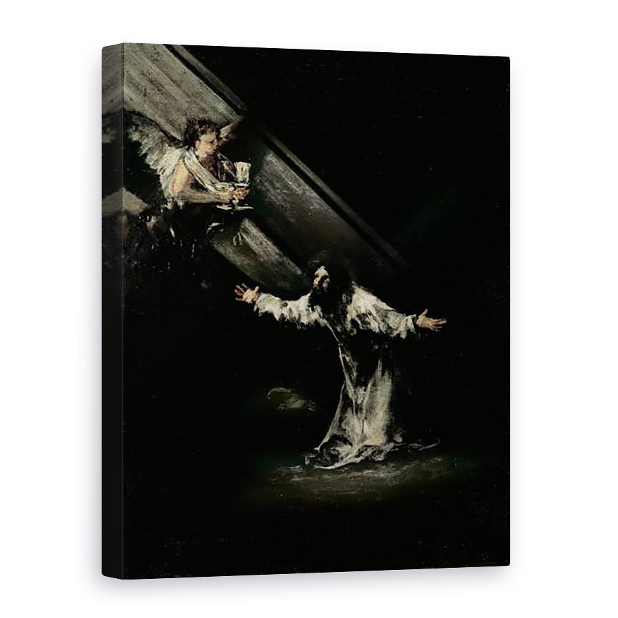 Tablou canvas - Francisco Jose de Goya y Lucientes - Hristos pe Muntele Maslinilor, 75 x 100 cm