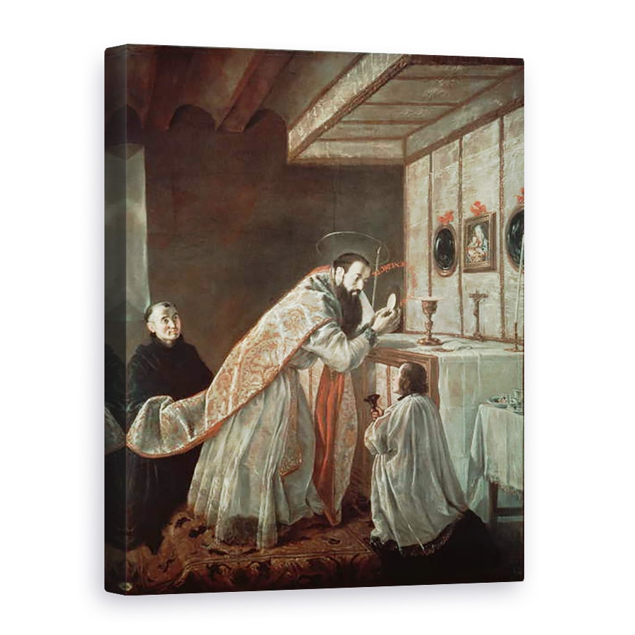 Tablou canvas - Francisco Rizi - Ultima masa a Sfantului Benedict, 75 x 100 cm