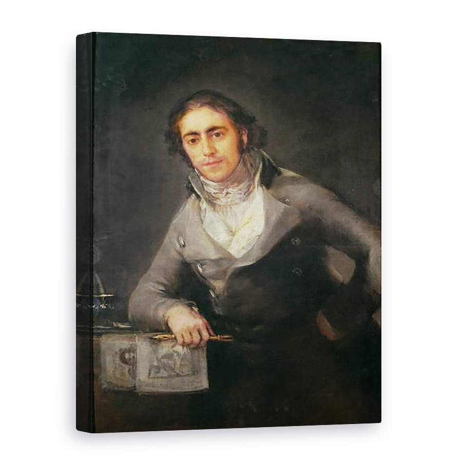 Tablou canvas - Francisco Jose de Goya y Lucientes - Portretul unui barbat, 50 x 70 cm