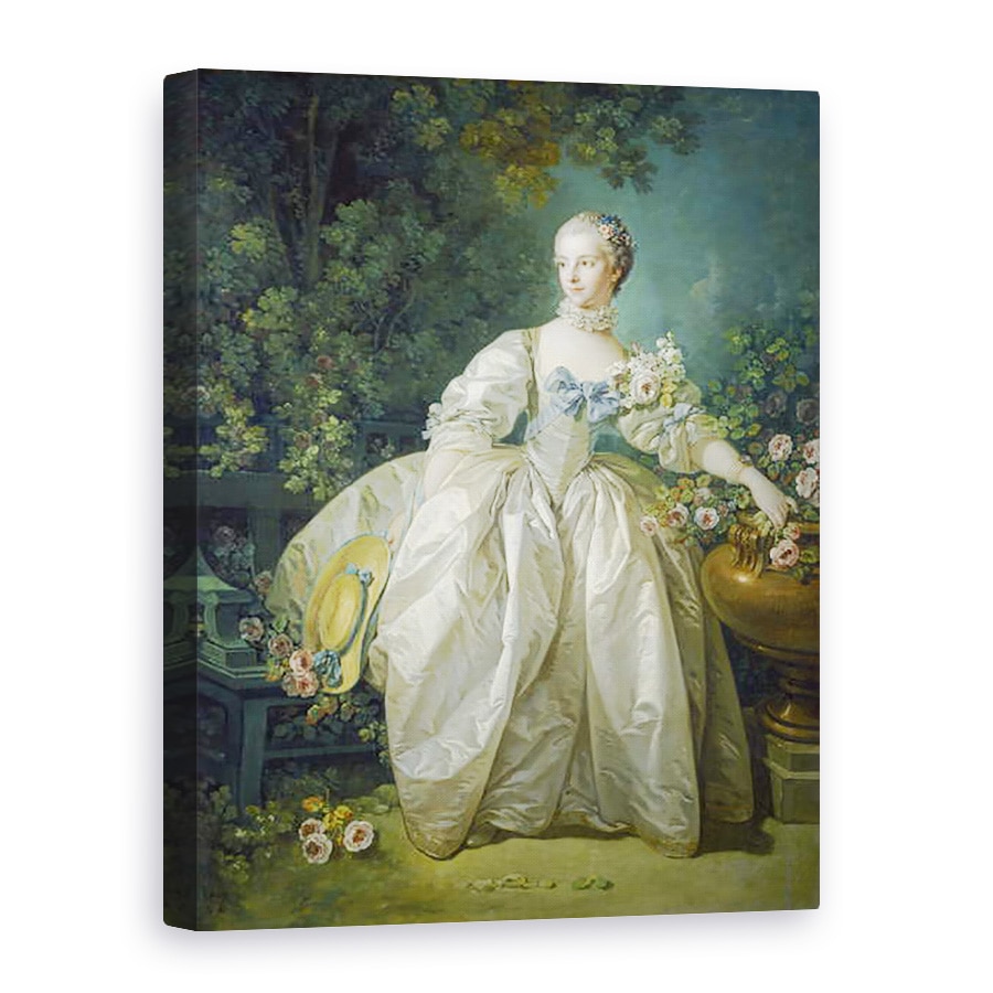 Tablou canvas - Francois Boucher - Doamna Bergeret, 60 x 80 cm