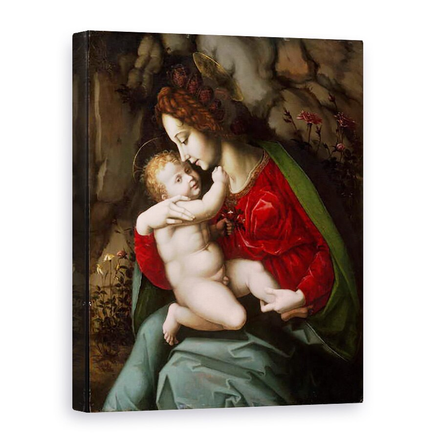 Tablou canvas - Francesco Ubertini Verdi Bachiacca - Madonna si Copilul, 60 x 80 cm