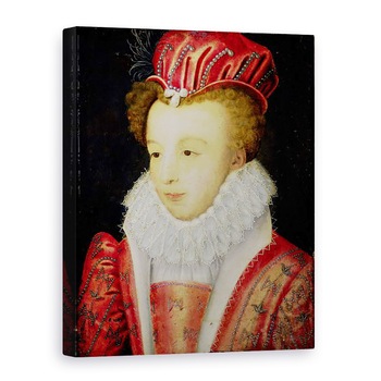Tablou canvas - Francois Clouet - Marguerite de Valois 1553-1615 c.1572, 50 x 70 cm Tablou canvas - Francois Clouet - Marguerite de Valois 1553-1615 c.1572, 50 x 70 cm