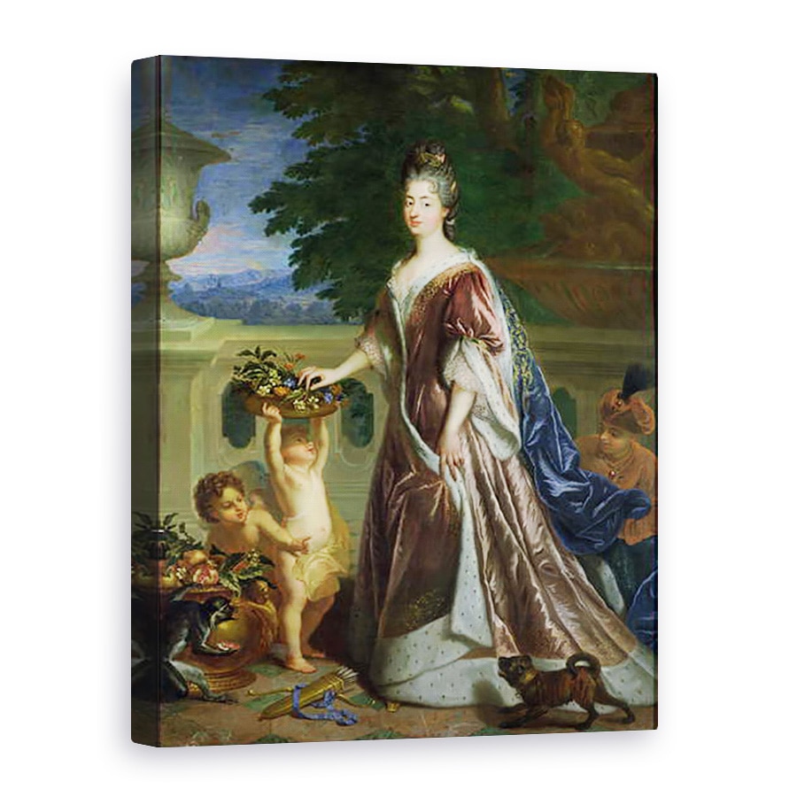 Tablou canvas - Francois de Troy - Ducesa de Maine 1676-1753, 75 x 100 cm