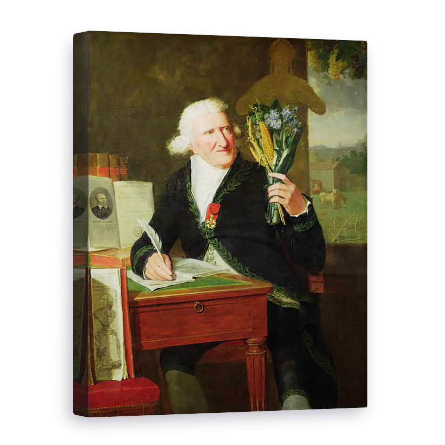 Tablou canvas - Francois Dumont - Portretul lui Antoine Parmentier 1737-1813 1812, 75 x 100 cm