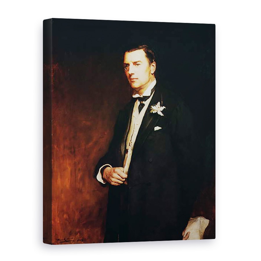 Tablou canvas - Frank Holl - Portretul Lui Joseph Chamberlain, 60 x 80 cm