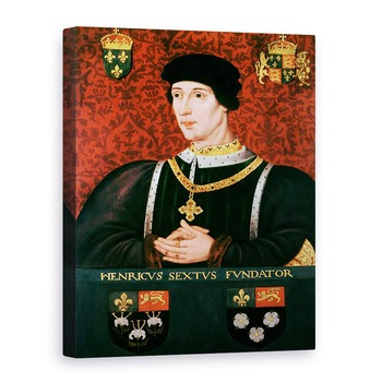 Tablou canvas - Francois Clouet - Portret De Henric al VI-lea al Angliei 1421-71, 50 x 70 cm Tablou canvas - Francois Clouet - Portret De Henric al VI-lea al Angliei 1421-71, 50 x 70 cm