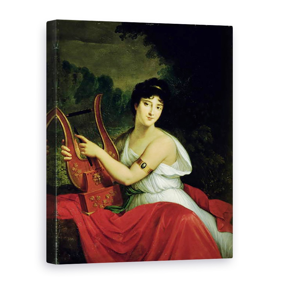 Tablou canvas - Francois Pascal Simon Gerard - Portret De Madame de la Pleigne, 75 x 100 cm