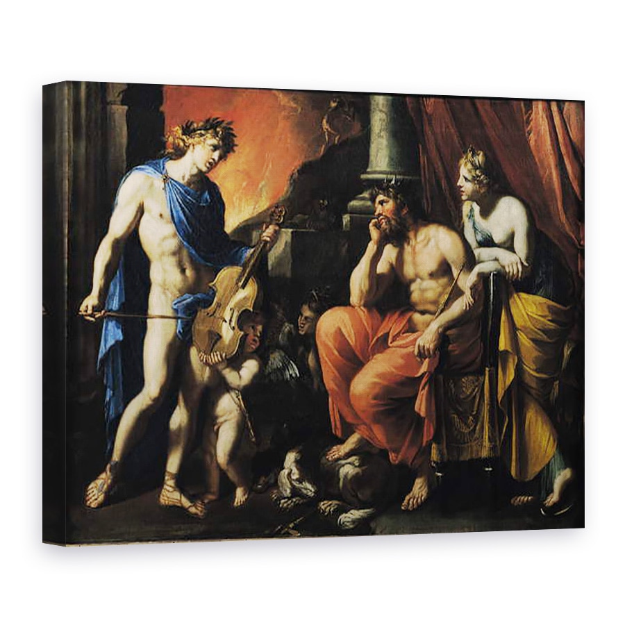 Tablou canvas - Francois Perrier - Orfeu inainte de Pluto si Persefona, 75 x 100 cm