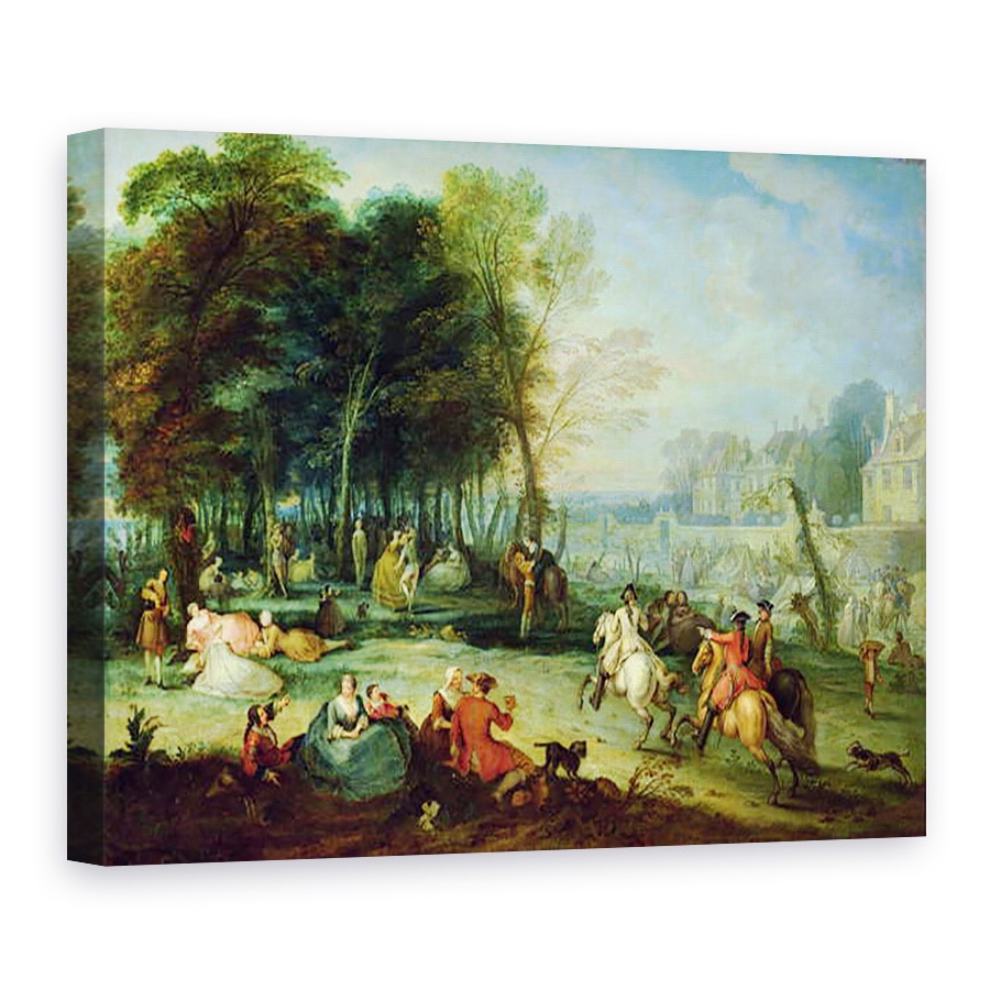 Tablou canvas - Francois Octavien - Targul de la Bezons, 50 x 70 cm