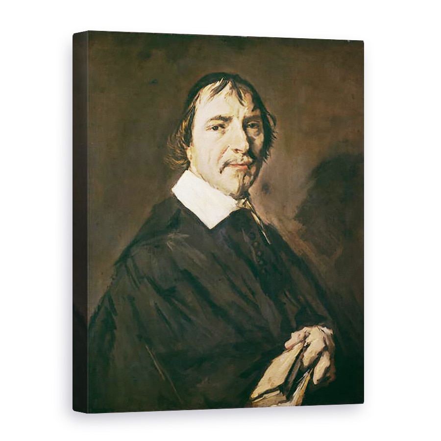 Tablou canvas - Frans Hals - Portretul Pastorului Herman Langélius, profesor la Universitatea din Leiden, 50 x 70 cm