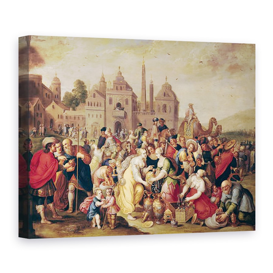 Tablou canvas - Frans II Francken the Younger - Exodul sau vasele egiptenilor, 50 x 70 cm
