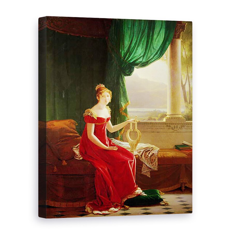 Tablou canvas - Francois Richard Fleury - Hortense de Beauharnais 1783-1837, 75 x 100 cm