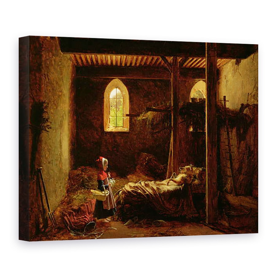 Tablou canvas - Francois Richard Fleury - Scufita Rosie, 60 x 80 cm