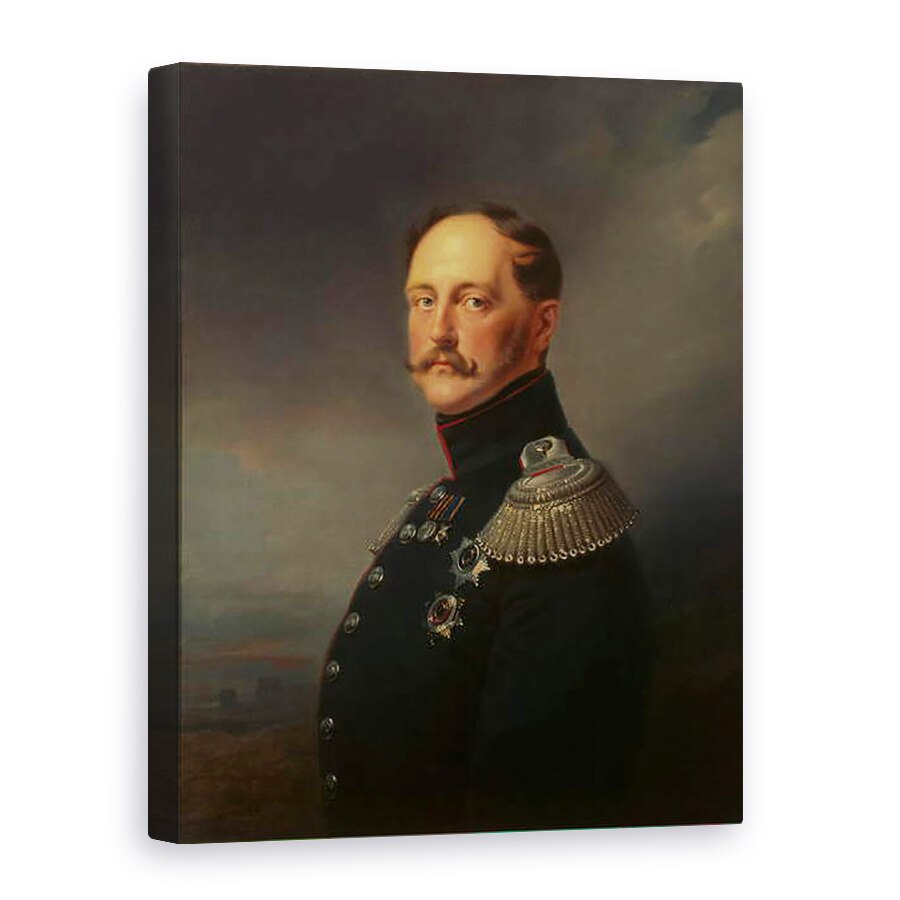 Tablou canvas - Franz Kruger - Nicolae I, 60 x 80 cm