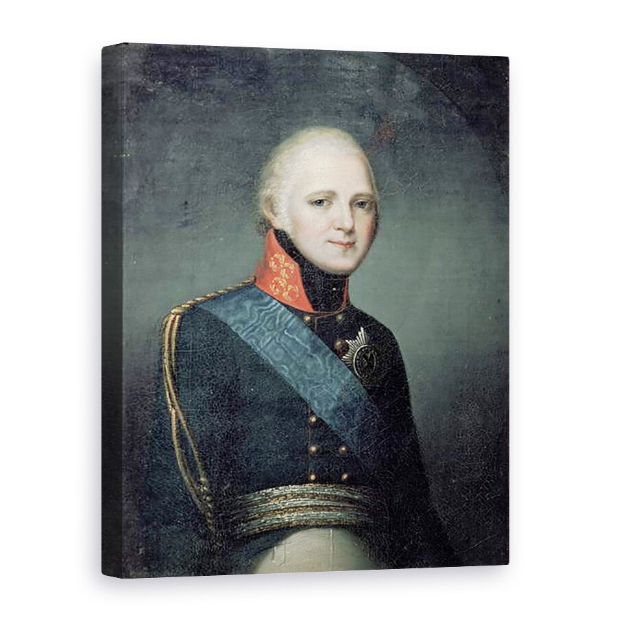 Tablou canvas - Franz Gerhard von Kugelgen - Portretul imparatului Alexandru I 1777-1825, 75 x 100 cm